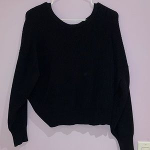 Zara knit sweater with a cute bow in the back